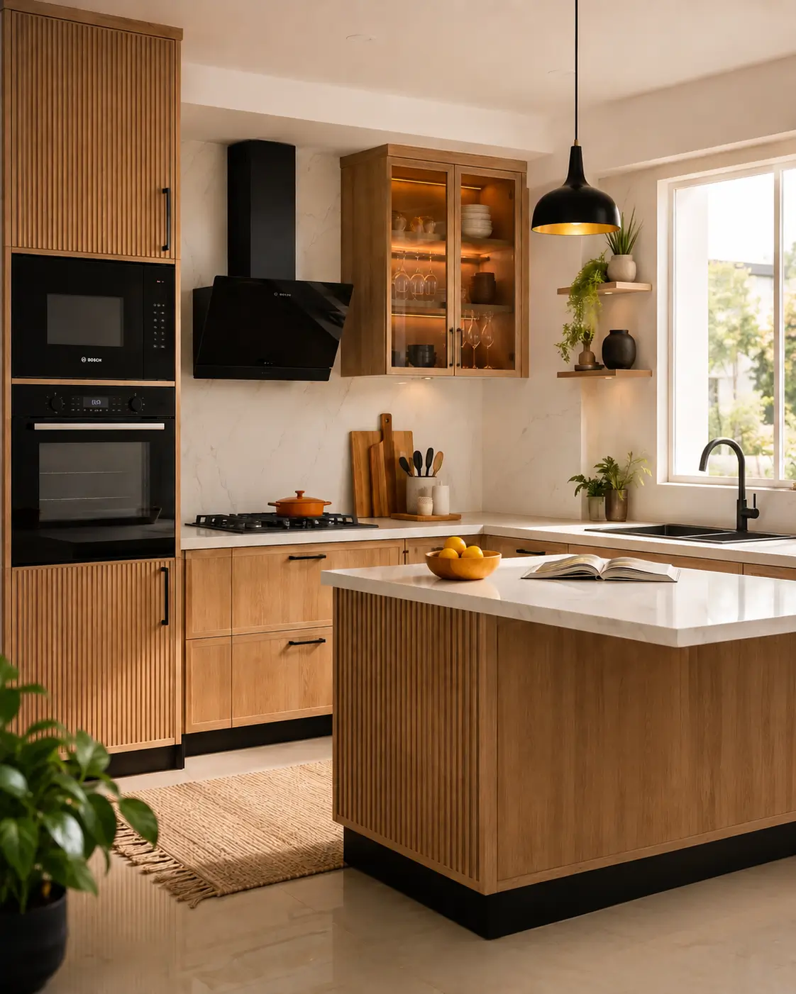 KPAKO signature kitchen in a bright modern space